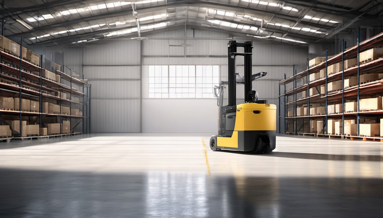 Branded forklift training illustration highlighting equipment categories covered by KG Training